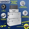 MASKO Stapelbox, 3er SET Alu Boxen Alubox Alukiste Transportbox Werkzeugkiste Bild 2
