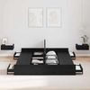 vidaXL Aufbewahrungsbettgestell Schwarz Eichen-Optik 135 x 190 cm 3335318 Bild 3