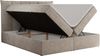 Boxspringbett, Polsterbett mit Bettkasten - PREMIUM-10 - 140x200cm - Beige Stoff - H4 Bild 4