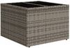 vidaXL 7-tlg. Garten-Sofagarnitur mit Kissen Grau Poly Rattan 3217690 Bild 5