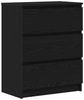 vidaXL Sideboard Schwarz Eichen-Optik 60x35x76 cm Holzwerkstoff 862493 Bild 2