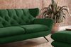 KAWOLA Sofa CHARME 3-Sitzer Cord smaragd 94 x 95 x 225 cm Bild 4