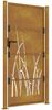 vidaXL Gartentor 100x200 cm Cortenstahl Gras-Design 153177 Bild 5