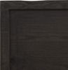 vidaXL Tischplatte Dunkelbraun 120x50x(2-6)cm Massivholz Eiche 3156437 Bild 5