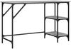vidaXL Schreibtisch Grau Sonoma 120x50x75 cm Metall Holzwerkstoff 845324 Bild 2