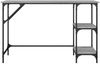 vidaXL Schreibtisch Grau Sonoma 120x50x75 cm Metall Holzwerkstoff 845324 Bild 5