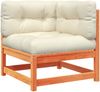 vidaXL 6-tlg. Garten-Sofagarnitur mit Kissen Wachsbraun Kiefernholz 3299568 Bild 4