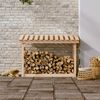 vidaXL Kaminholzregal 108x64,5x78 cm Massivholz Kiefer 822442 Bild 3