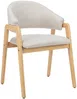 Vente-unique - SOLUNA Stuhl Stoff Beige - B 53,5 cm x H 82 cm x L 56 cm Bild 3