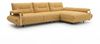 KAWOLA Ecksofa ANISSA Stoff gelb manuelle Rückenverstellung Longchair rechts 84 x 185 x 297 cm Bild 3