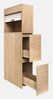 VCM Badmöbel Midischrank Tasalo 919873 Honig-Eiche H. 131 x B. 25 x T. 48 cm Bild 3