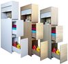 VCM Badmöbel Midischrank Tasalo 919873 Honig-Eiche H. 131 x B. 25 x T. 48 cm Bild 4