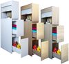 VCM Badmöbel Midischrank Tasalo 919873 Honig-Eiche H. 131 x B. 25 x T. 48 cm Bild 5