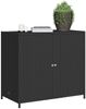 vidaXL Gartenschrank Schwarz 83x45x76 cm Poly Rattan 365543 Bild 4