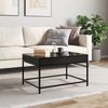 vidaXL Couchtisch mit Infinity-LED Schwarz 70x50x41 cm 847682 Bild 4