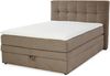 Jockenhöfer 'Amy' Boxspringbett, 140x200 cm, Cord Taupe Bild 1