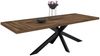 Esstisch Elgin 2 175-275x80x100 Metall+Holzwerkstoff Schwarz/Zinneiche Bild 2