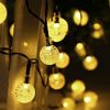 Salcar LED Solarleuchte LED Kugel-Lichterkette Außen Solar Gartenleuchte, 10m Warmweiß Bild 3