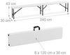 Relaxdays Bierbank 2er Set 240 cm Bild 5