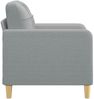 vidaXL Sofasessel Hellgrau 60 cm Stoff 359075 Bild 4