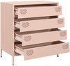 vidaXL Sideboard Rosa 68x39x73,5 cm Kaltgewalzter Stahl 851287 Bild 4