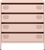vidaXL Sideboard Rosa 68x39x73,5 cm Kaltgewalzter Stahl 851287 Bild 5