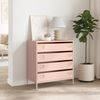 vidaXL Sideboard Rosa 68x39x73,5 cm Kaltgewalzter Stahl 851287 Bild 3