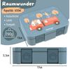 BEARFOOT Lunchbox Brotdose mit Fächern, leicht & auslaufsicher - Feuerwehr, PP, ABS, Silikon, Kindergarten und Schule - Mädchen und Jungen, Vesperbox, Snackbox Bild 3