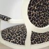 Casa Padrino Luxus Barock Esszimmer Stuhl mit Armlehnen Leopard / Weiß - Barock Möbel Bild 5