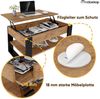 TREND WERK Couchtisch Lift-Couchtisch höhenverstellbar Sofatisch 92×54 cm mit Stauraum, verstecktem Fach Wohnzimmertisch Holz modern Bild 4