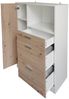 HTI-Line Küchenbuffet Küchenschrank Kombi L Blanca (Stück, 1-St, 1 Küchenschrank Kombi L Blanca) Küchenbuffet Mehrzweckschrank Mikrowellenschrank Bild 3