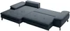 Vente-unique - ARCHIBALD Sofa Stoff Blau - B 104 cm x H 82 cm x L 265 cm Bild 4