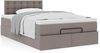 vidaXL Ottoman-Bett mit Matratze Taupe 120x200 cm Stoff 3311619 Bild 4