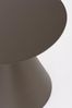 Couchtisch Lahoa aus Aluminium, rundes Design, modern, Farbe Cocoa, pflegeleicht, von Bizzotto Bild 2