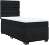 vidaXL Boxspringbett mit Matratze Schwarz 100x200 cm Samt 3293142 Bild 5