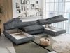 MKS MÖBEL Ecksofa PETER U, Set, Ecksofa U-Form, Wellenfedern, HR35-Schaum, form, Sofa big XXL, Bettkasten, Bettfunktion, Einstellbare Kopfstützen Bild 4