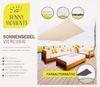 Sonnensegel Rechteckig 300x200cm grau oder natur Garten Terrasse UV-Schutz 50+ Bild 2
