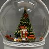 KONSTSMIDE LED Dekoobjekt LED Kugellaterne, "Weihnachtsszenerie", weiß, 1 warm weiße Diode, Timerfunktion, LED fest integriert, Warmweiß, wählbare Energieversorgung zwischen USB oder Batteriebetrieb, 5h Timer Bild 2