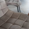 HOME DELUXE Polsterstuhl Esszimmer Samt IKALO – 6er Set Hellbraun Bild 3