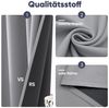 Sekey Gardine Verdunkelungsvorhang Blickdicht Polyester mit Thermofunkltion, Ösen, verdunkelnd, Thermobeschichtung, isolierend, pflegeleicht Bild 3