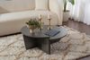 Skye Decor Couchtisch 100% MELAMINE COATED PARTICLE BOARD, 30 cm x 60 cm x 90 cm D1204 (Packung, 1-St, Großer Tisch: 90x60x30 cm (B/T/H). Kleiner Tisch: 85x30x35 cm), 2-teiliges Couchtisch-Set, modernes Design Bild 2