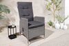 riess-ambiente Gartenstuhl SYLT grau (Einzelartikel, 1 St), Outdoor · Polyrattan · mit Armlehne · Balkon · verstellbar · Design Bild 3