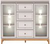 Kommode Winzalo W-07 (Farbe: Cashmere, mit weißer LED Beleuchtung) Bild 2