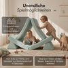 Bellabino 'Nile' Spielsofa, 4-tlg, Cord, türkis, faltbare Kindercouch, abnehmbarer & waschbarer Bezug, Kindersofa aus Schaumstoff Bild 3