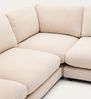 Ecksofa Gala, Baumwolle, Polyester, Stoff, Beige, 300 x 87 x 300 cm Bild 3