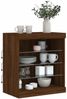 vidaXL Sideboard mit LED-Leuchten Braun Eichen-Optik 60,5x37x67 cm 836699 Bild 4