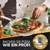 Loco Bird Pizzastein für Backofen & Gasgrill, rechteckig aus Cordierit, Cordierit, (Set, 4-St, inkl. Pizzaschieber, Pizzamesser und Rezeptbuch), für eine Pizza wie in Italien: authentischer Geschmack für Zuhause Bild 1