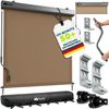 tillvex® Senkrechtmarkise 180 x 250 cm Taupe Bild 1