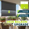 tillvex® Senkrechtmarkise 180 x 250 cm Taupe Bild 2