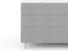 99rooms Zeus Boxspringbett 160x200 cm Strukturstoff INARI Beige Bonell-Federung Bild 2